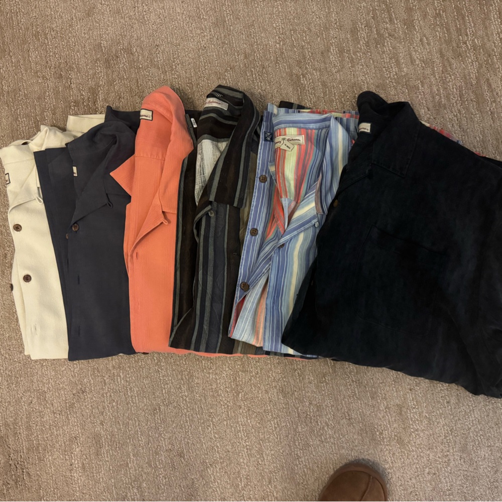 Tommy Bahama Men's Casual Button Down Shirts - Multi-Color Set